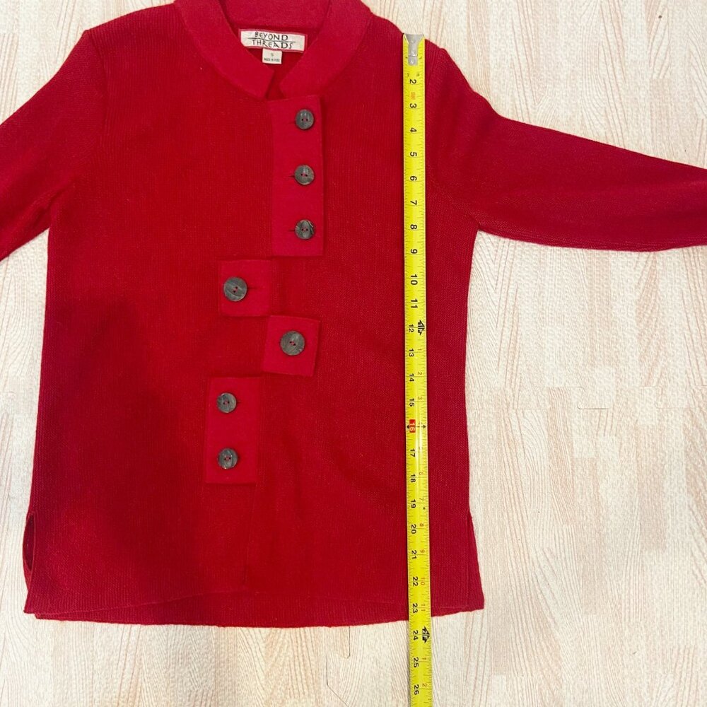 Beyond Threads Tabs Alpaca Cardigan Size Small - Picture 11 of 12